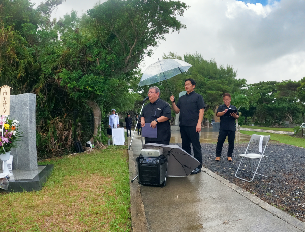 令和7年度慰霊　会長挨拶