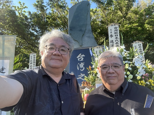 台湾明石会理事長と記念撮影
