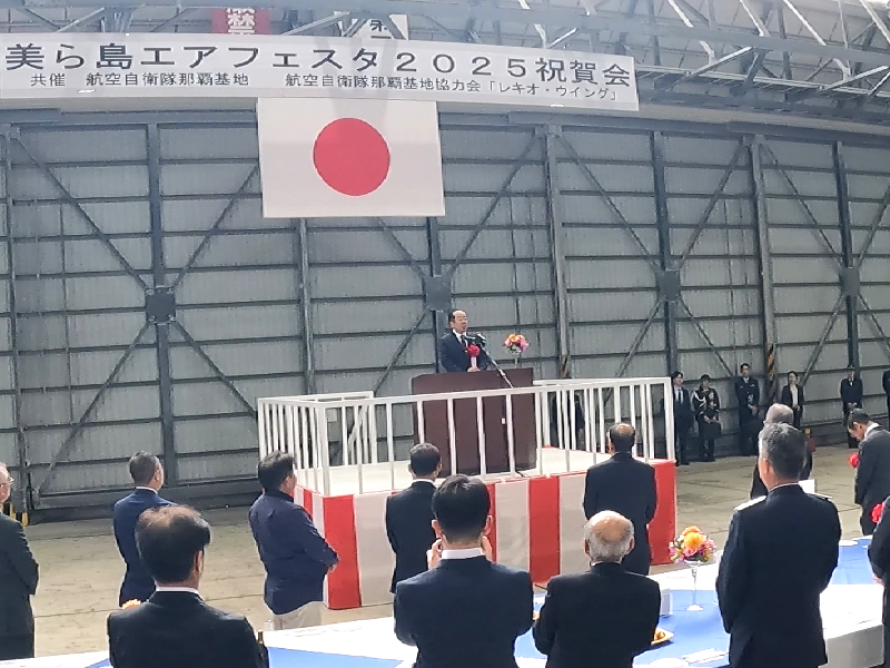 西銘　恒三郎衆議院議員の挨拶