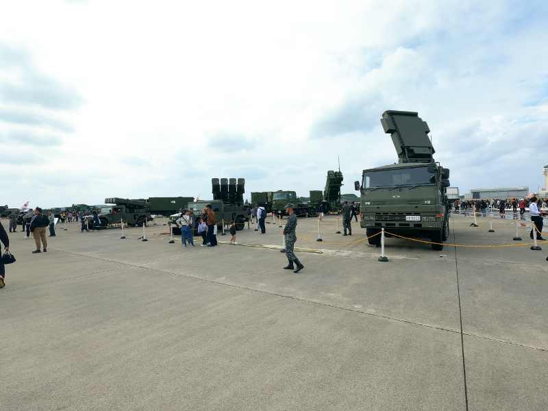 ペトリオットを展示