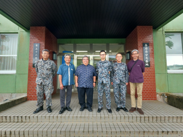 慰霊祭に於ける感謝の表敬訪問