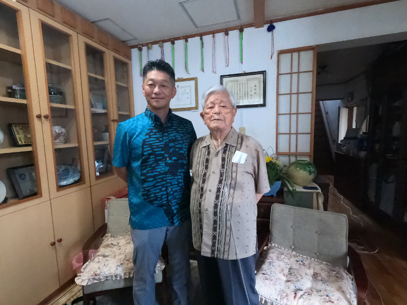 比嘉誉名誉会員宅訪問②