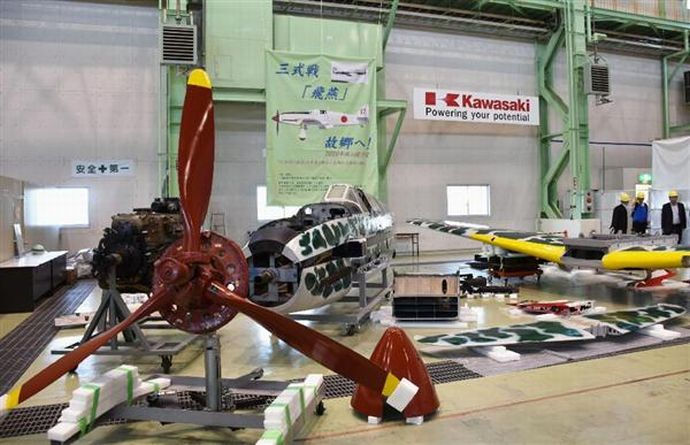 旧日本軍戦闘機「飛燕」が里帰り　修復後、神戸で一時展示へ